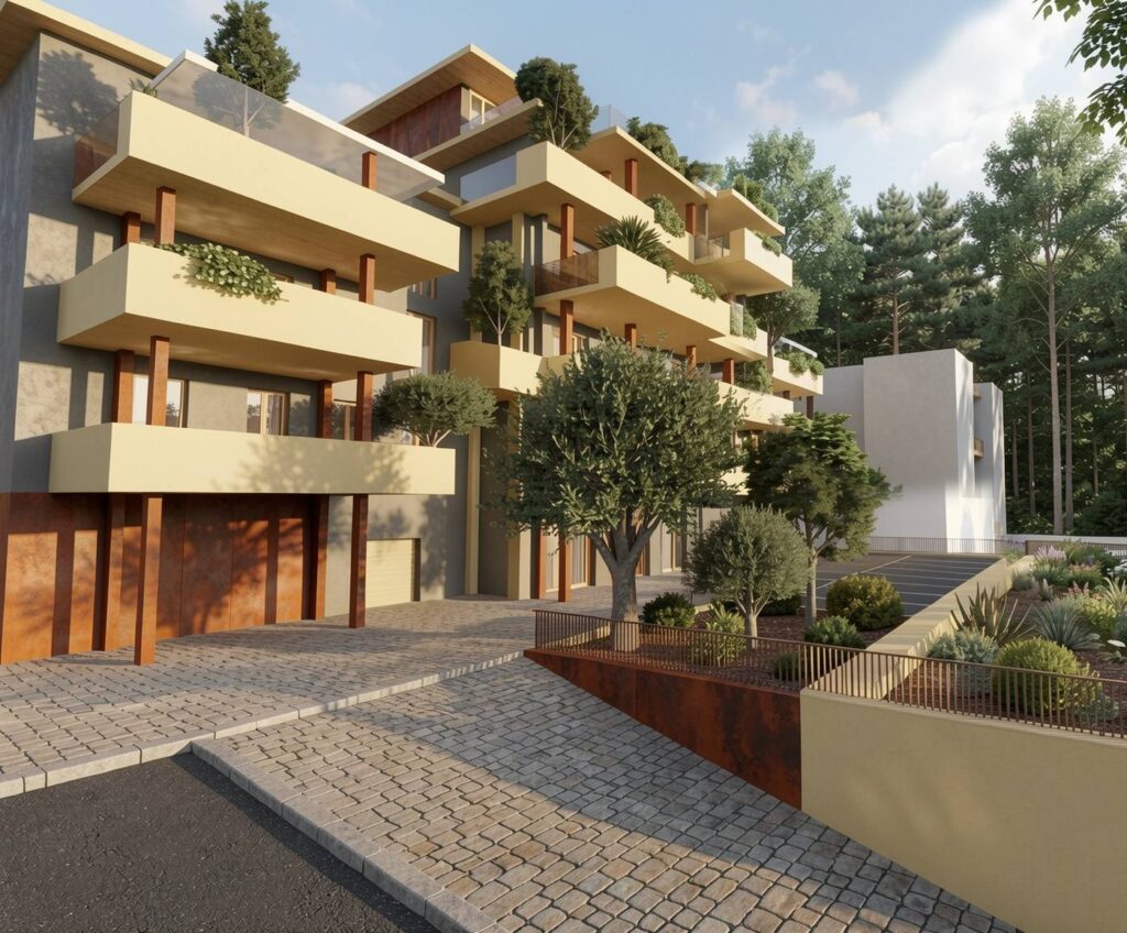 Ex Hotel Quisisana: terrazze verdi (rendering)